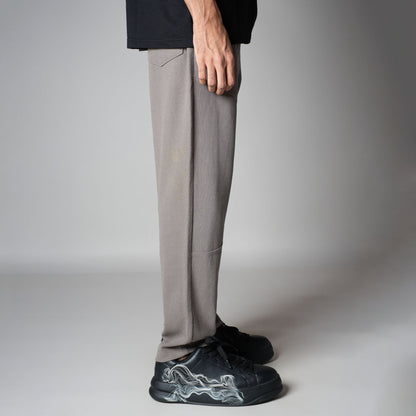 GREY PANELWORK SWEATPANTS