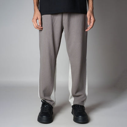 GREY TWO TONE SWEATPANTS