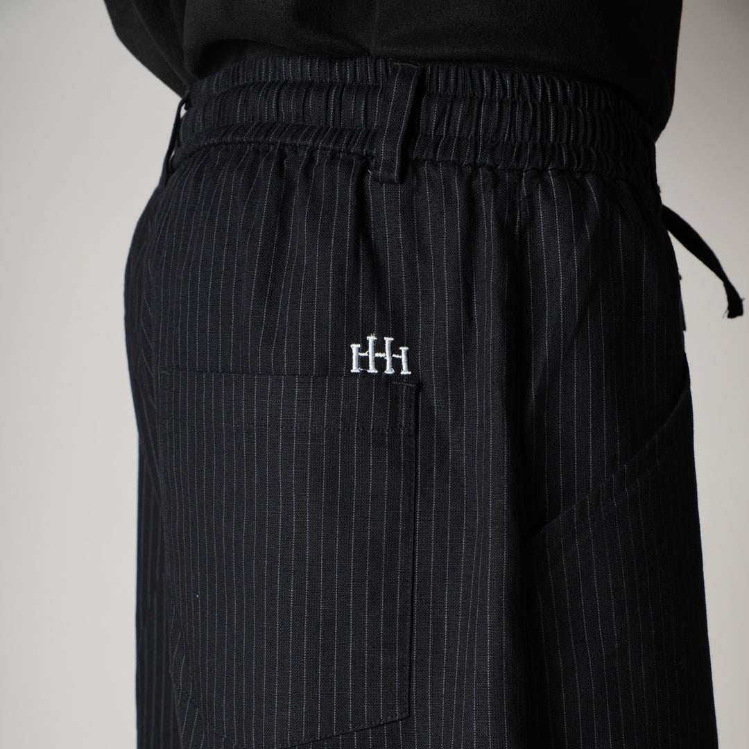 CHARCOAL VERTICAL STRIPED PANT