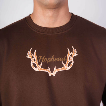 MAGESTIC DEER OVERSIZED GRAPHIC T-SHIRT