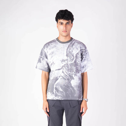 ANGEL OF LORD OVERSIZED GRAPHIC T-SHIRT