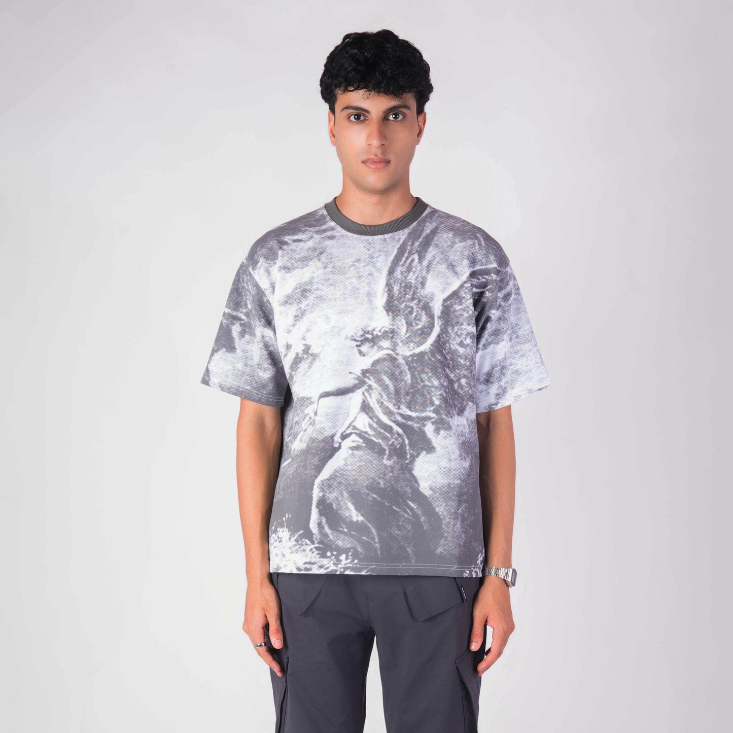 ANGEL OF LORD OVERSIZED GRAPHIC T-SHIRT