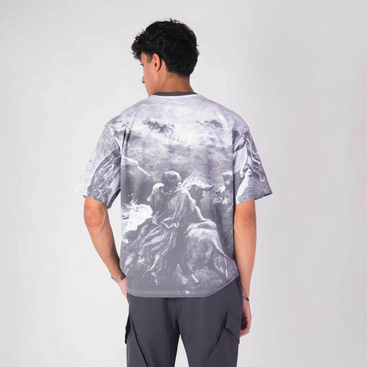 ANGEL OF LORD OVERSIZED GRAPHIC T-SHIRT