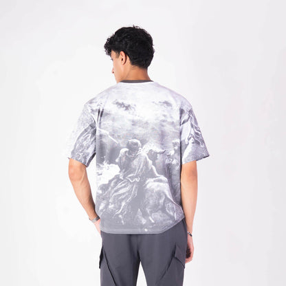 ANGEL OF LORD OVERSIZED GRAPHIC T-SHIRT