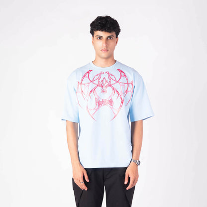 ALIEN WEB OVERSIZED GRAPHIC T-SHIRT