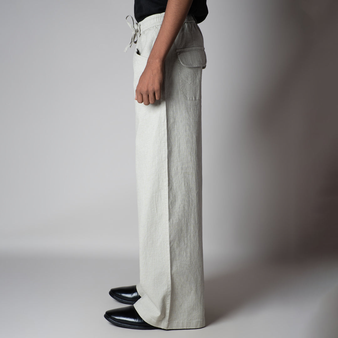 OYESTER CREAM SOFTMOVE COTTON PANTS