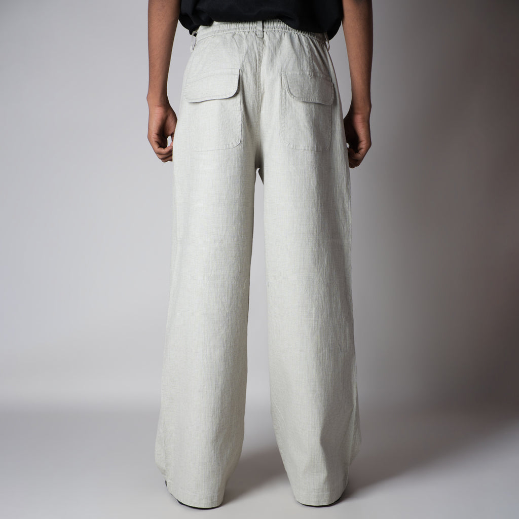OYESTER CREAM SOFTMOVE COTTON PANTS