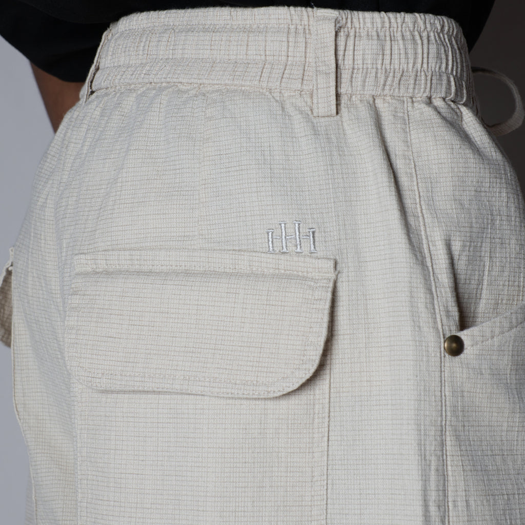 CREAM SOFTMOVE COTTON PANTS