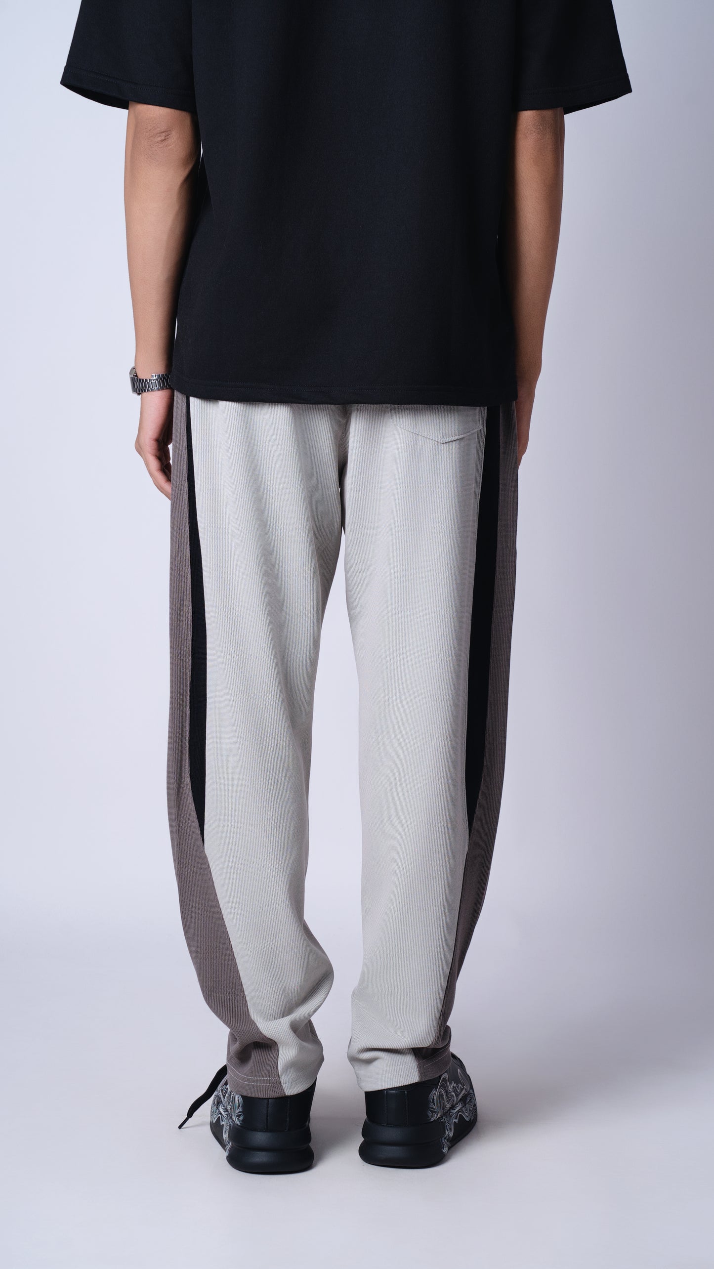 ASH GREY TRIO SWEATPANTS