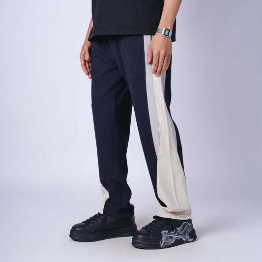 NAVY BLUE TRIO SWEATPANTS