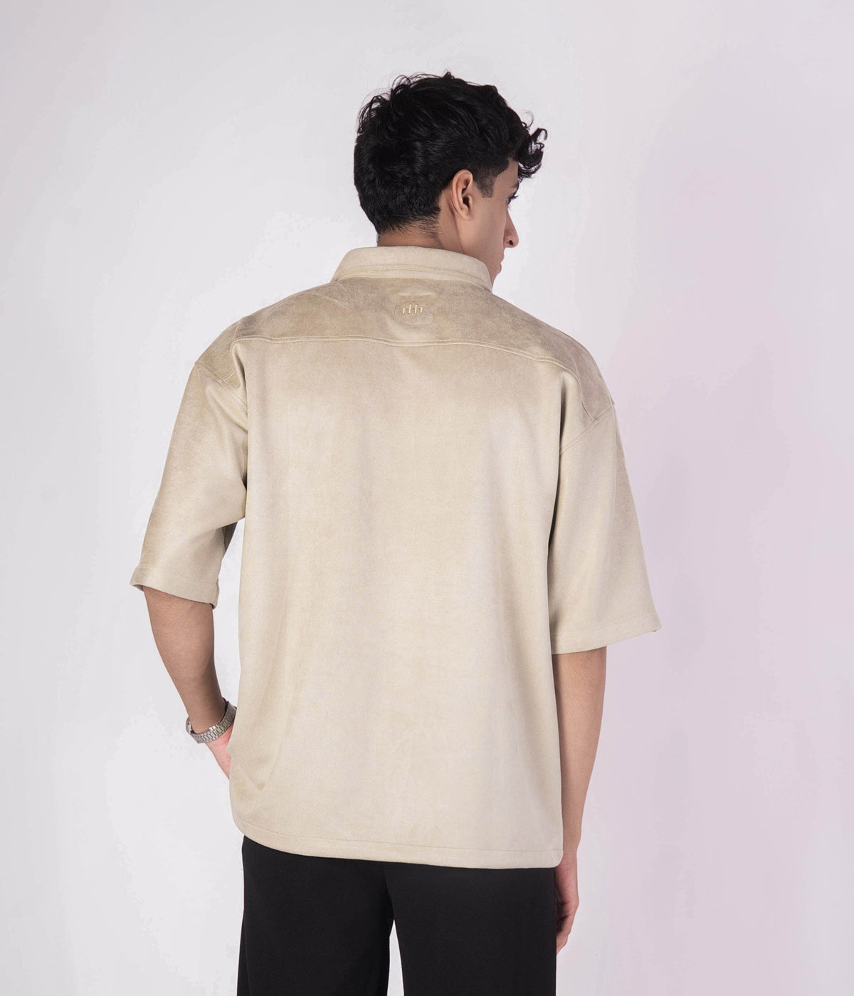 MOSS GREEN CLASSIC SUEDE SHIRT