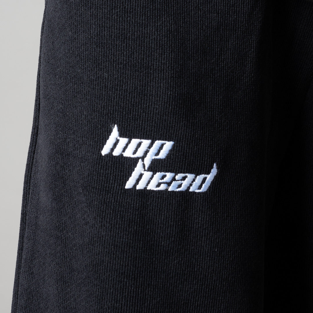 BLACK KNITDRIP SWEATPANTS