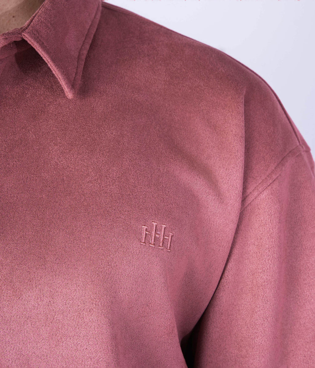 OLD ROSE CLASSIC SUEDE SHIRT