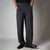DARK GREY D-RING ITALIAN STYLE TROUSER