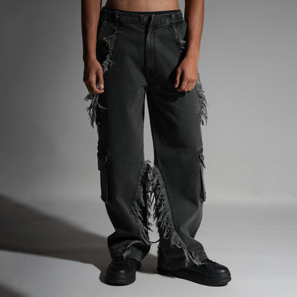 CHARCOAL SCARECROW DENIM