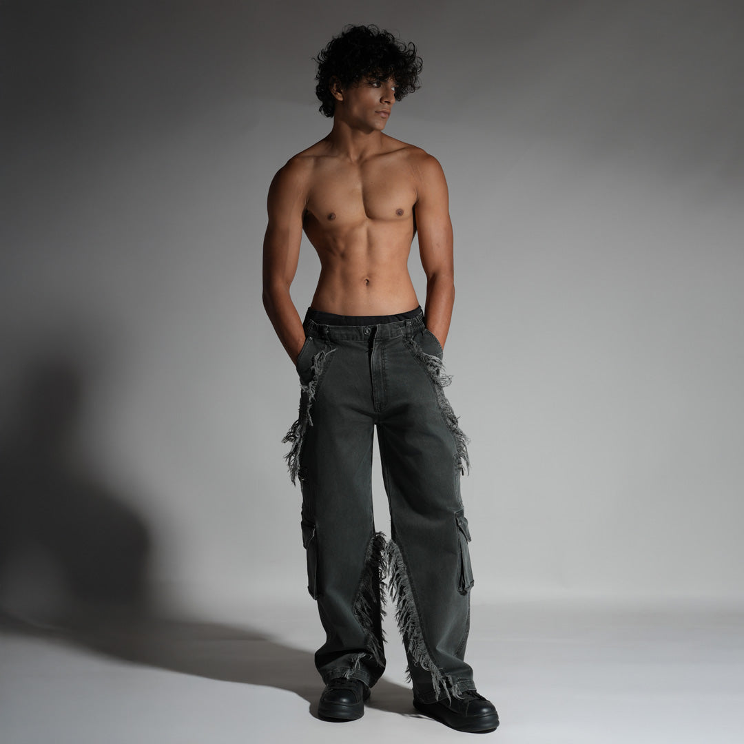 CHARCOAL SCARECROW DENIM