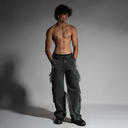 CHARCOAL SCARECROW DENIM