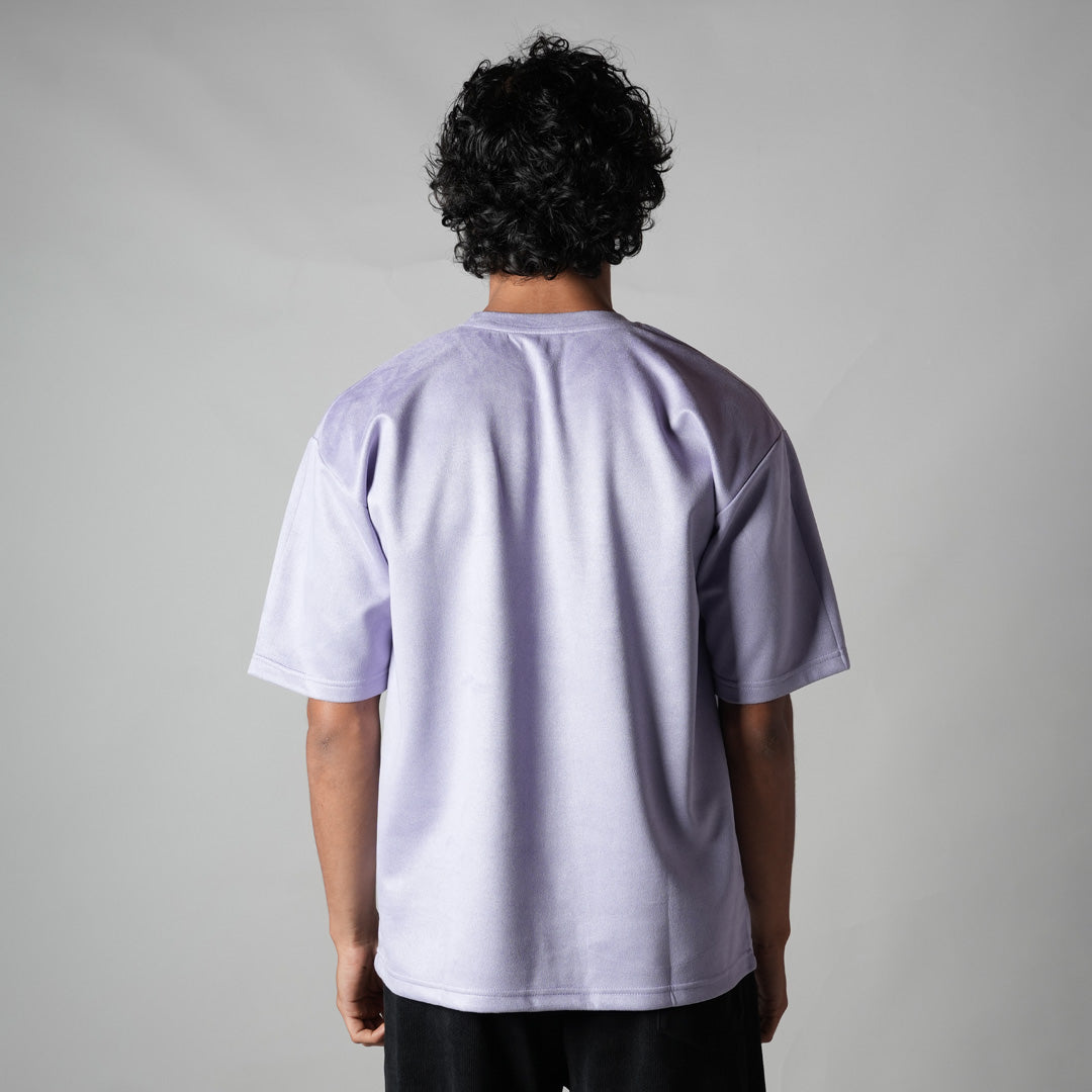 LILAC ULTRALIGHT SUEDE T-SHIRT