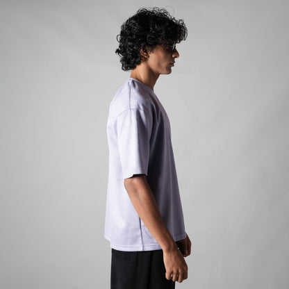 LILAC ULTRALIGHT SUEDE T-SHIRT