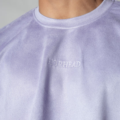 LILAC ULTRALIGHT SUEDE T-SHIRT