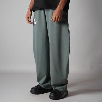 PISTACHIO GREEN EXTREME BAGGY BASIC SWEATPANTS