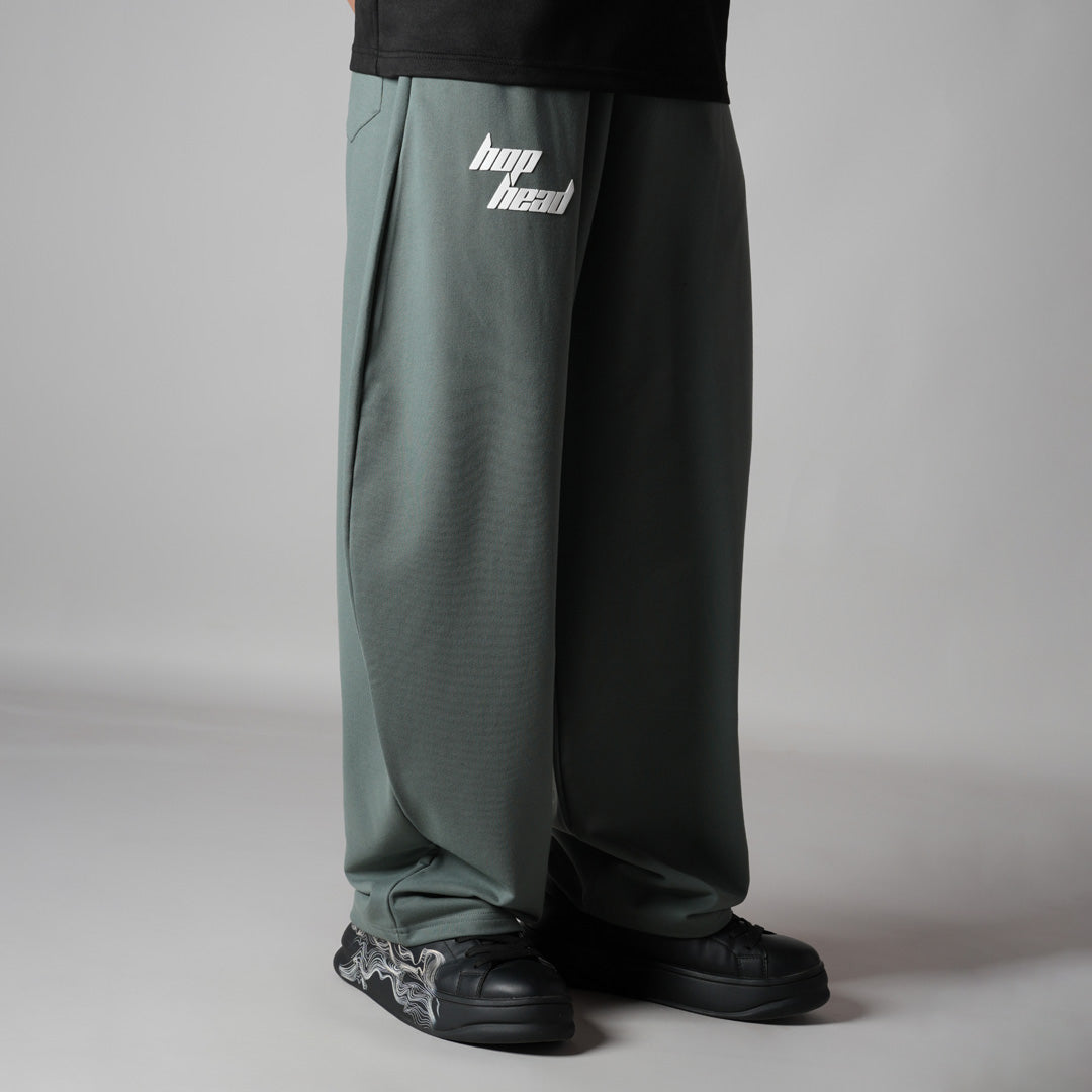 PISTACHIO GREEN EXTREME BAGGY BASIC SWEATPANTS