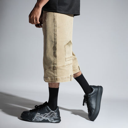 KHAKHI REVERSE JORTS