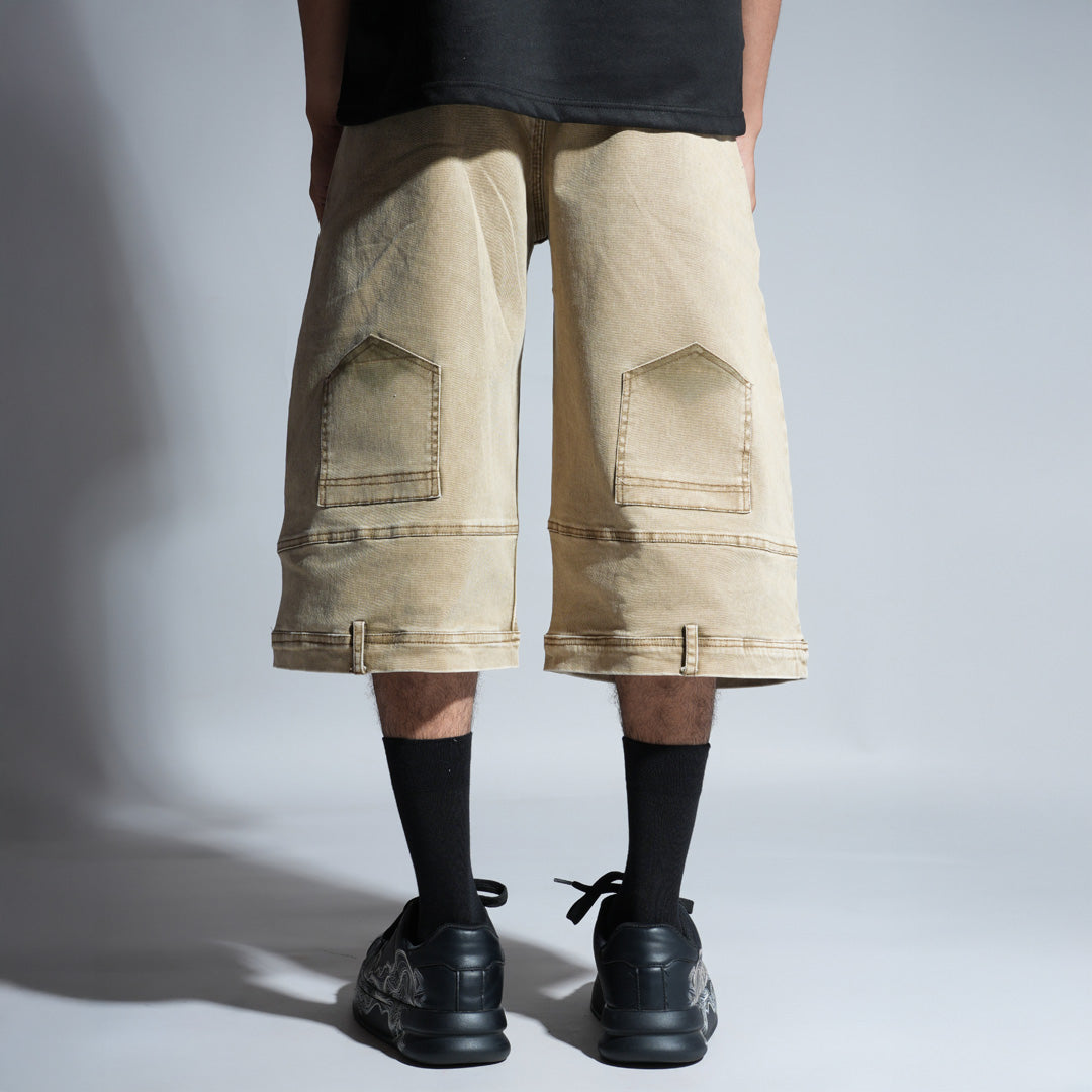 KHAKHI REVERSE JORTS