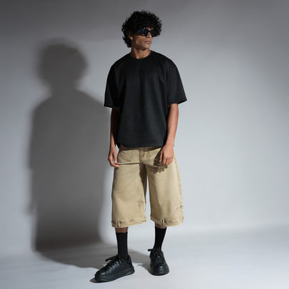 KHAKHI REVERSE JORTS