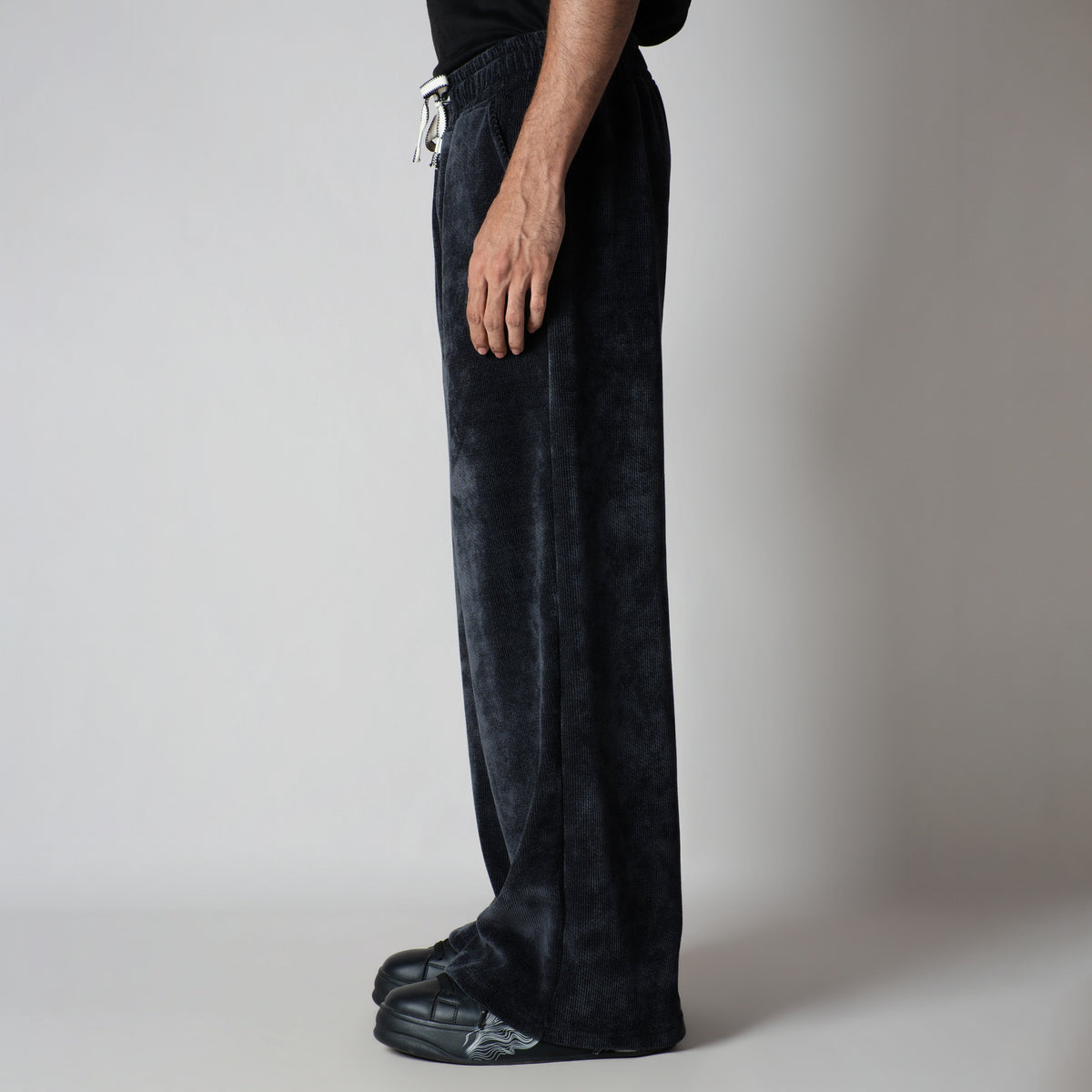 BLACK STONE KNITDRIP SWEATPANTS