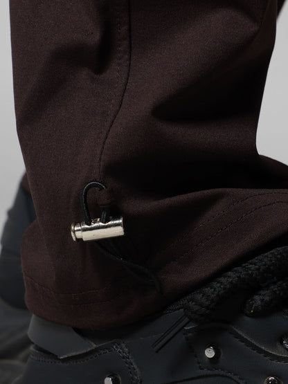 BROWN BIG POCKET CARGO SWEATPANTS