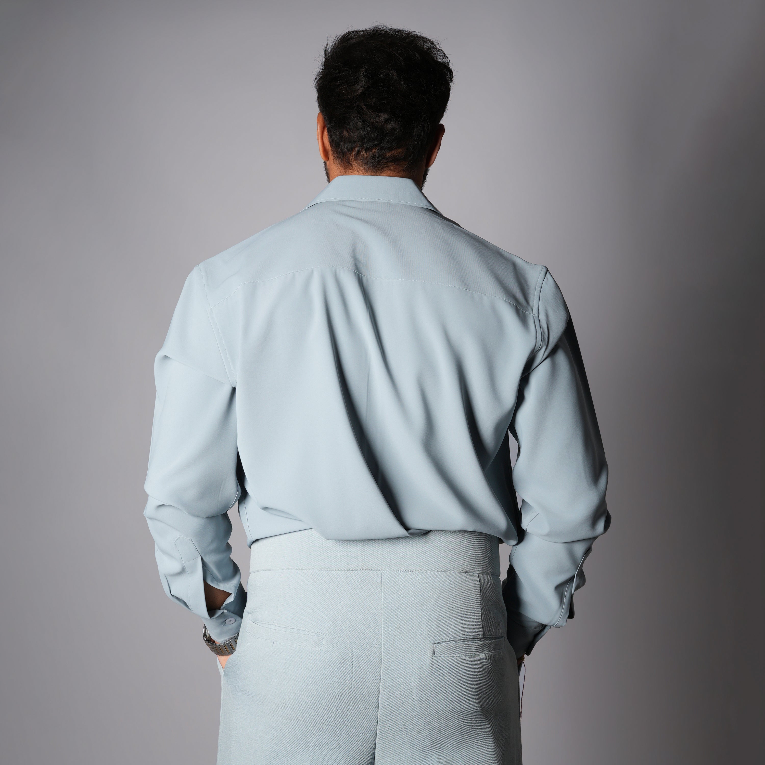 SKY BLUE KOREAN ULTRALITE SHIRT