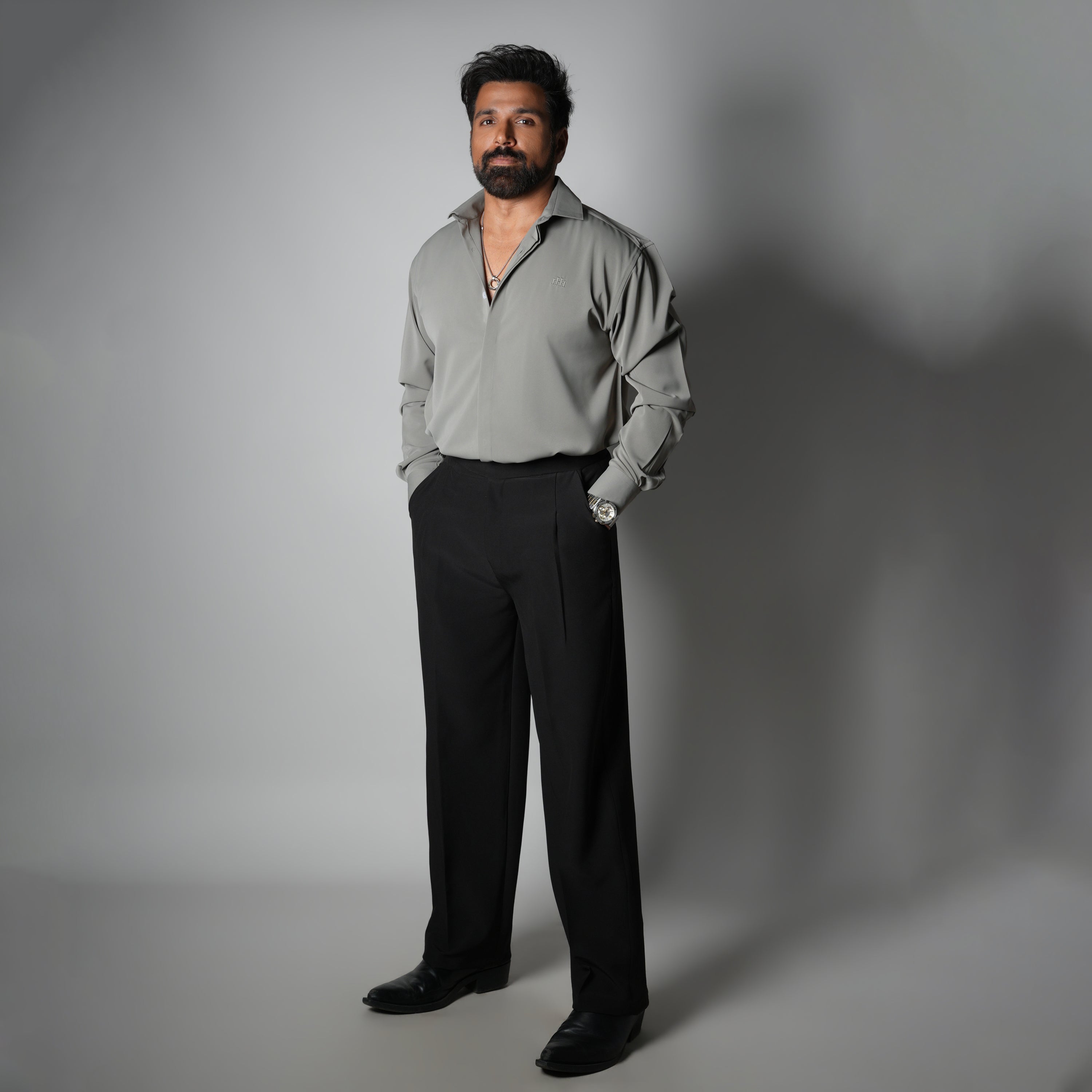 GREY KOREAN ULTRALITE SHIRT