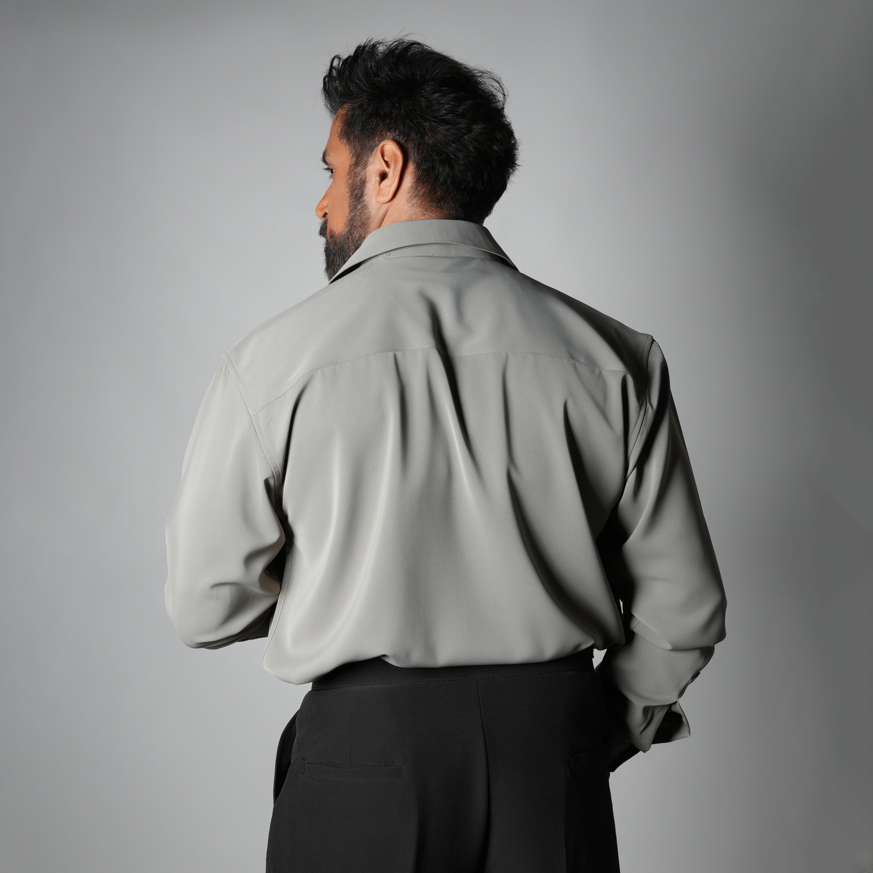 GREY KOREAN ULTRALITE SHIRT