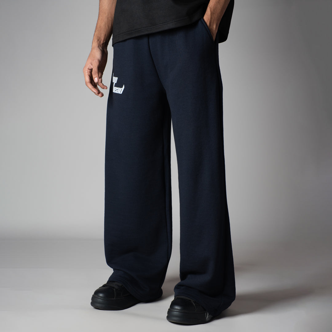 NAVY BLUE BASIC HEAVY SWEATPANTS