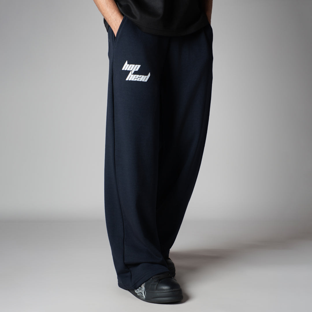 NAVY BLUE BASIC HEAVY SWEATPANTS