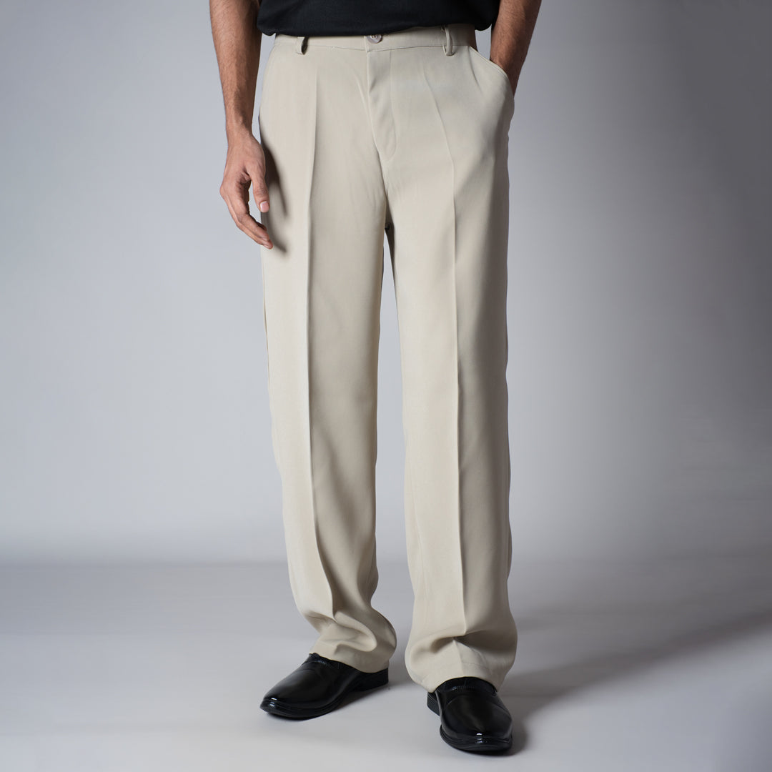 VINTAGE KHAKHI KOREAN PANT