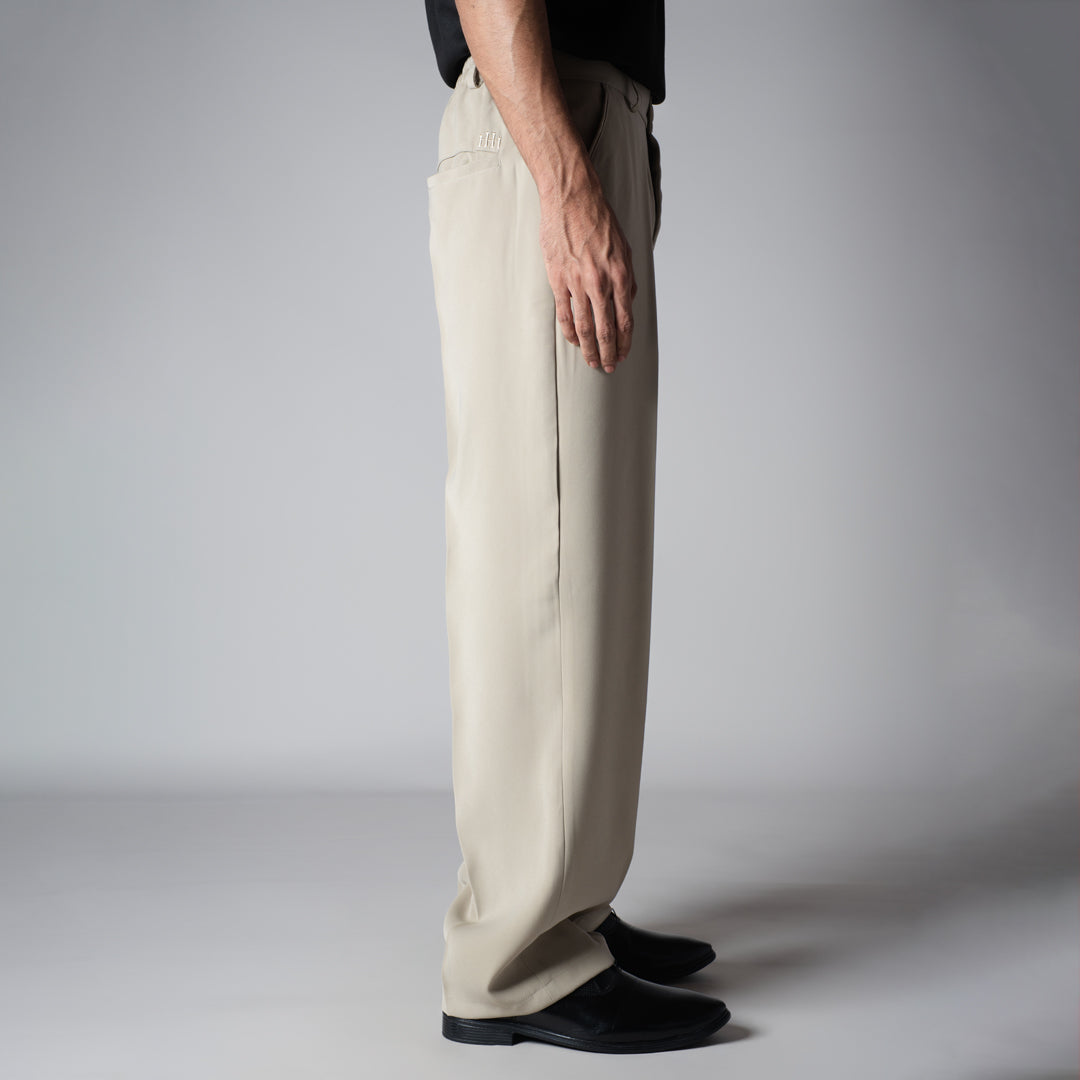 VINTAGE KHAKHI KOREAN PANT