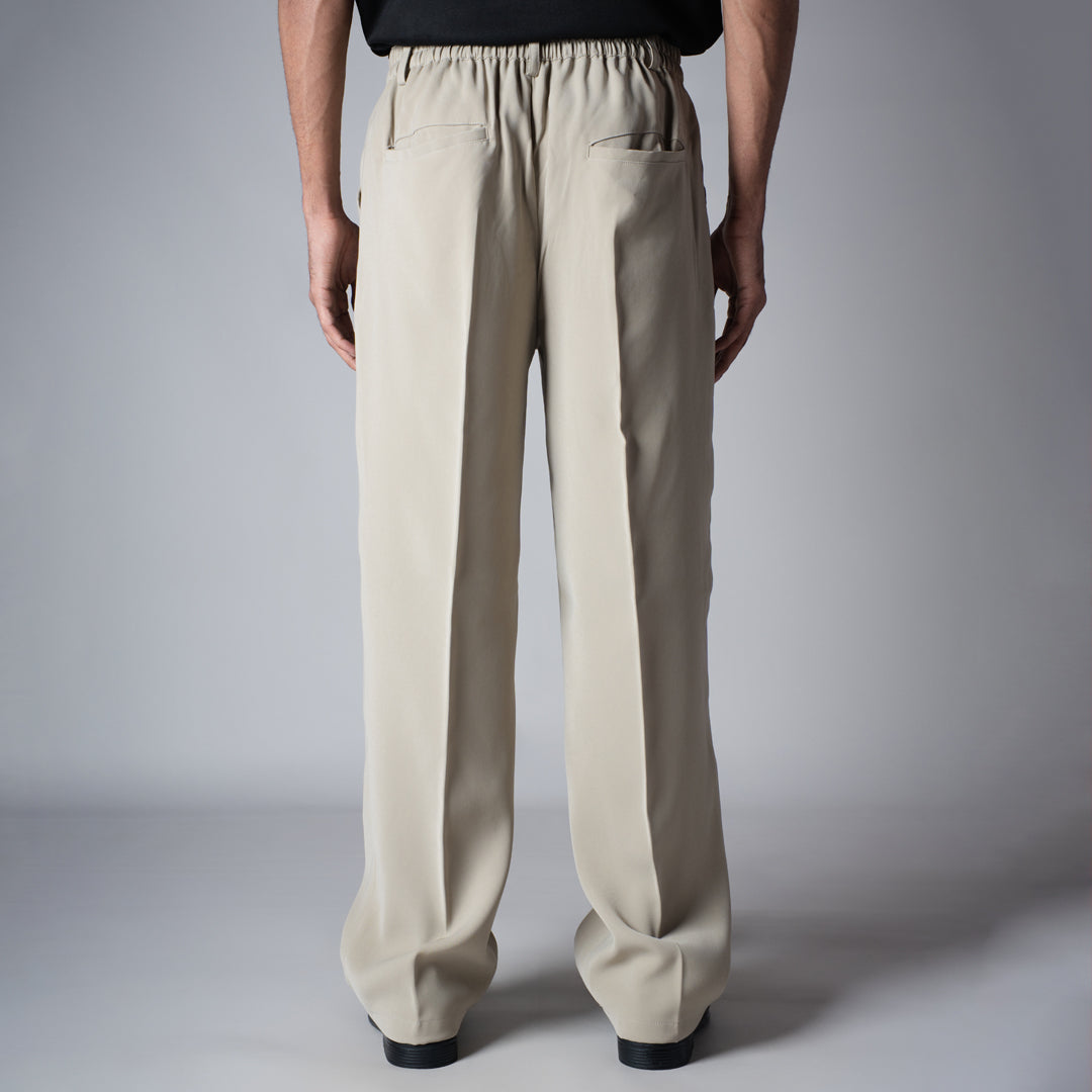 VINTAGE KHAKHI KOREAN PANT