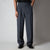 DARK GREY DOUBLE FLAP TROUSER