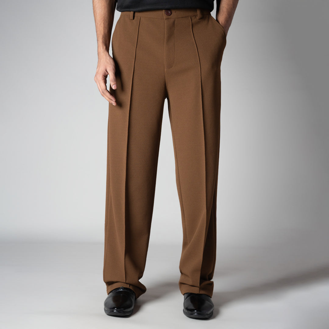 BROWN CLASSIC PANTS