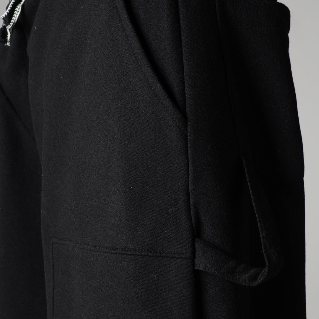 BLACK CARPENTER FLEECE BAGGY SWEATPANTS