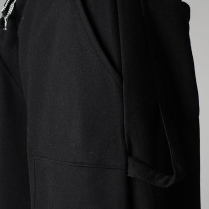 BLACK CARPENTER FLEECE BAGGY SWEATPANTS