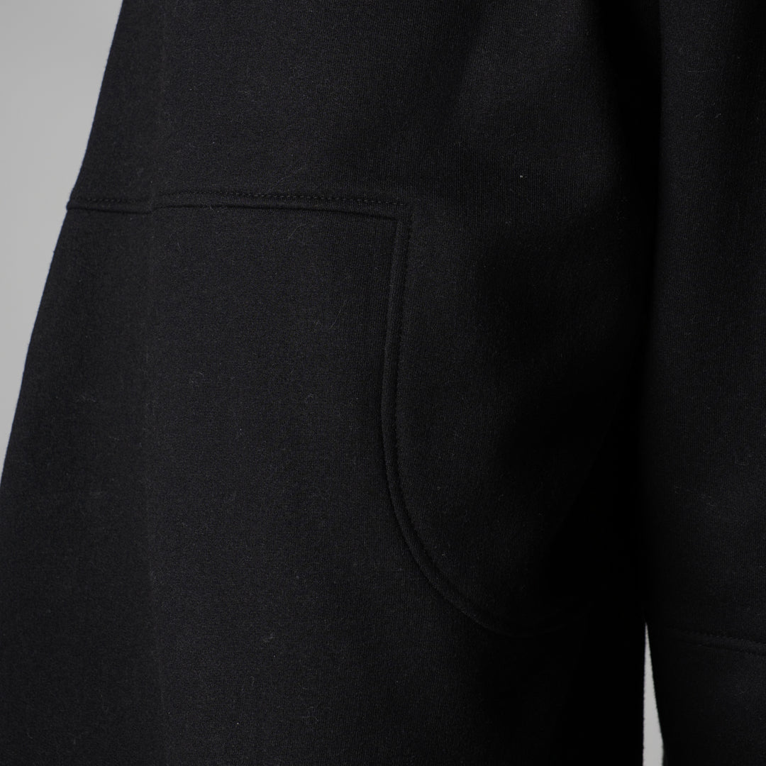 BLACK CARPENTER FLEECE BAGGY SWEATPANTS