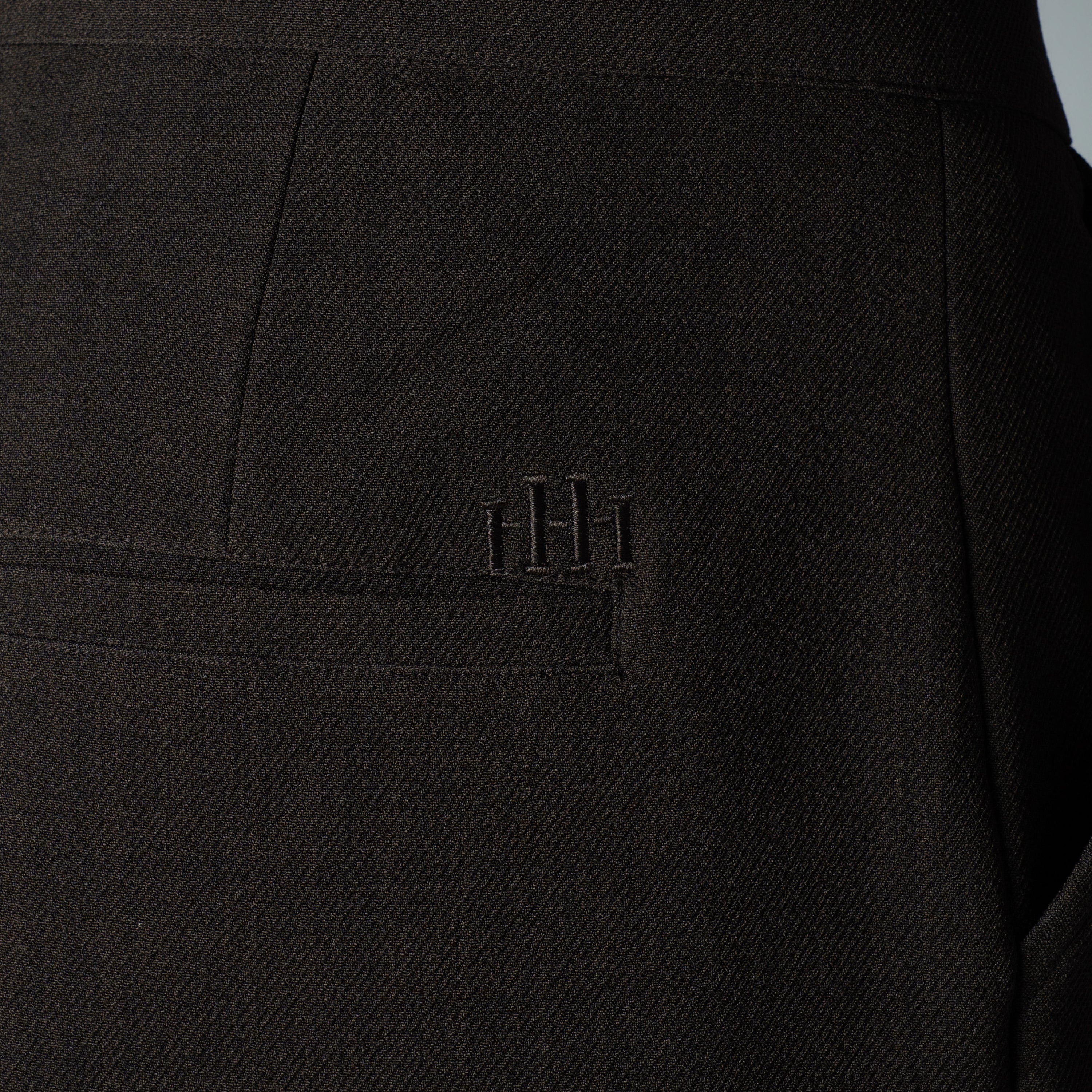BROWN SINGLE BUTTON TROUSER