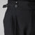 BLACK DOUBLE PLEAT STRAIGHT FIT TROUSER