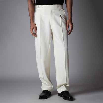 OFF-WHITE D-RING ITALIAN STYLE TROUSER