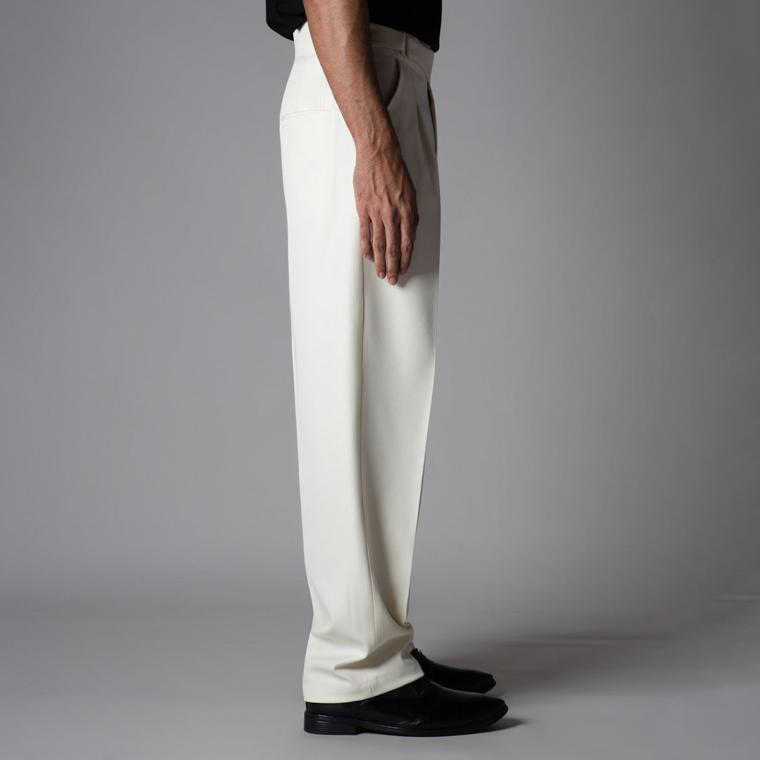 OFF-WHITE D-RING ITALIAN STYLE TROUSER