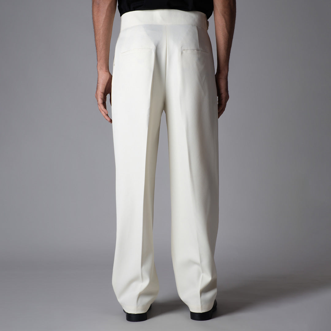 OFF-WHITE D-RING ITALIAN STYLE TROUSER