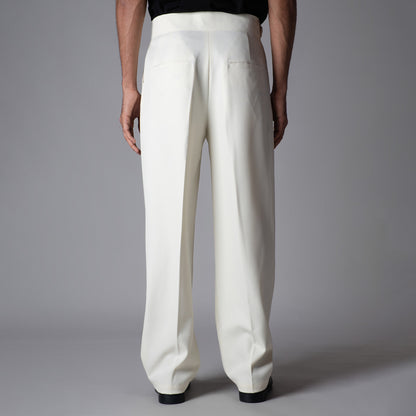OFF-WHITE D-RING ITALIAN STYLE TROUSER